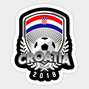 Croatia Soccer 2018 Sticker